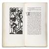 (GILL, ERIC--GOLDEN COCKEREL PRESS.) Gill, Eric. Clothing without Cloth: An Essay on the Nude * The Lords Song: A Sermon.